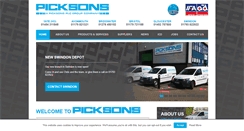 Desktop Screenshot of picksons.co.uk